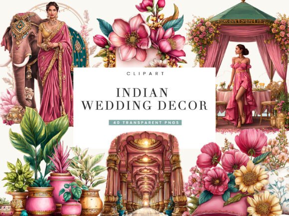 Download Indian Wedding Decor Clipart - India Collection