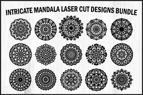 Download Intricate Mandala Laser Cut Designs Bund - Premium Bundle
