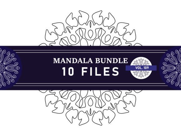 Download Hand Drawn Mandala Ornament Vol. 109 - Premium Bundle