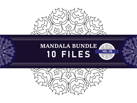 Download Hand Drawn Mandala Ornament Vol. 118 - Hand drawn mandala Collection