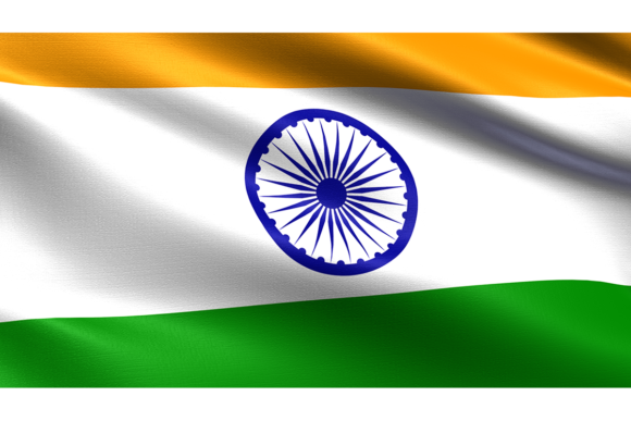 Download India Flag, Waving Fabric Texture - India Collection